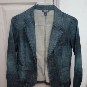 Kenneth Cole Reaction Blue Jean Jacket